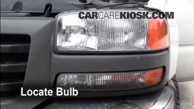 2003 GMC Sierra 1500 WT 4.8L V8 Luces Luz de marcha diurna (reemplazar foco)